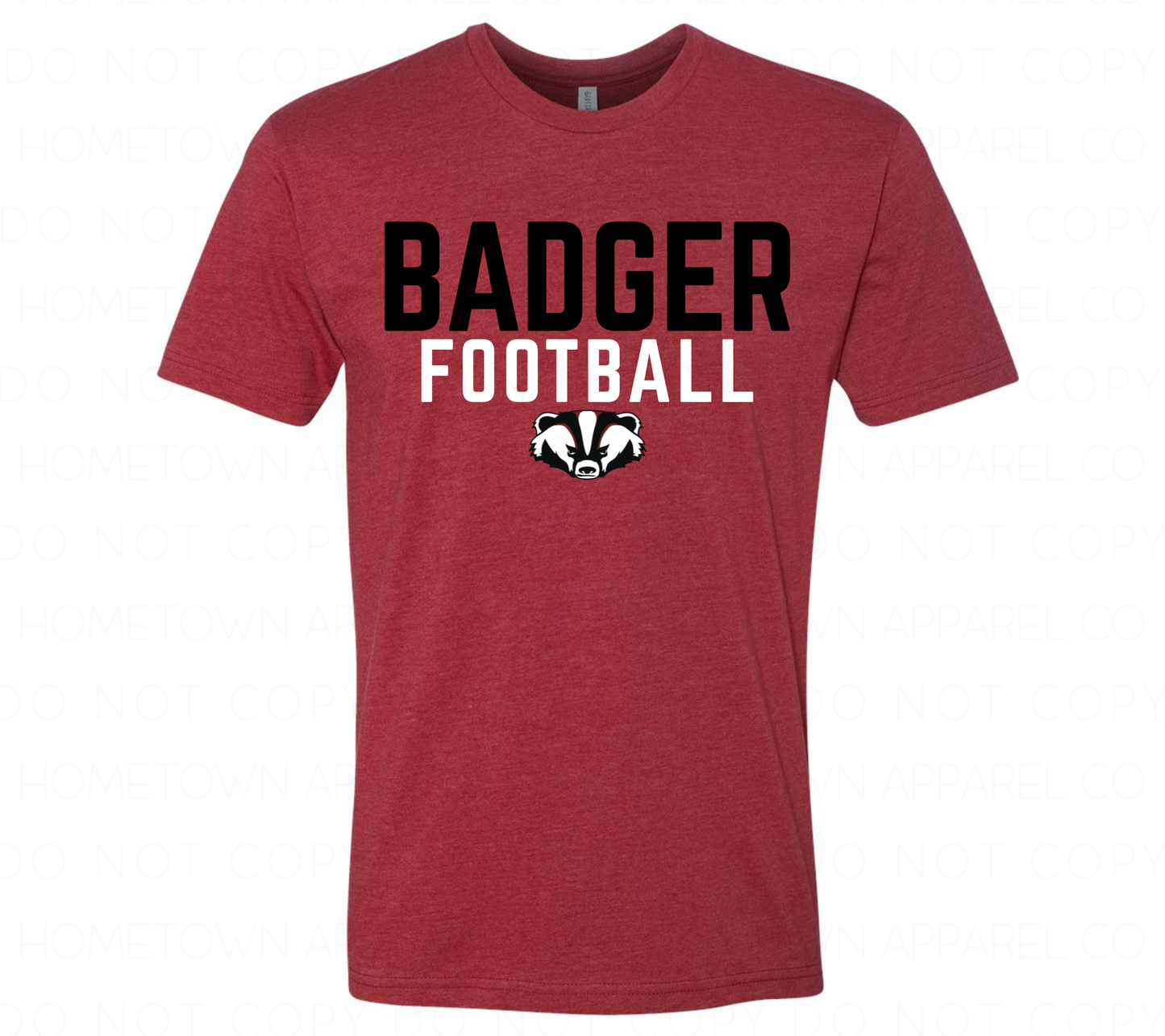 Badger Football Tee