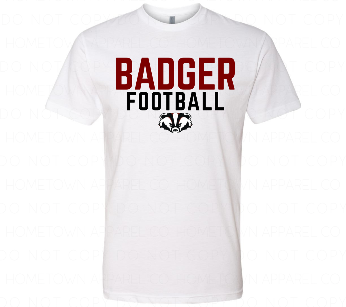 Badger Football Tee
